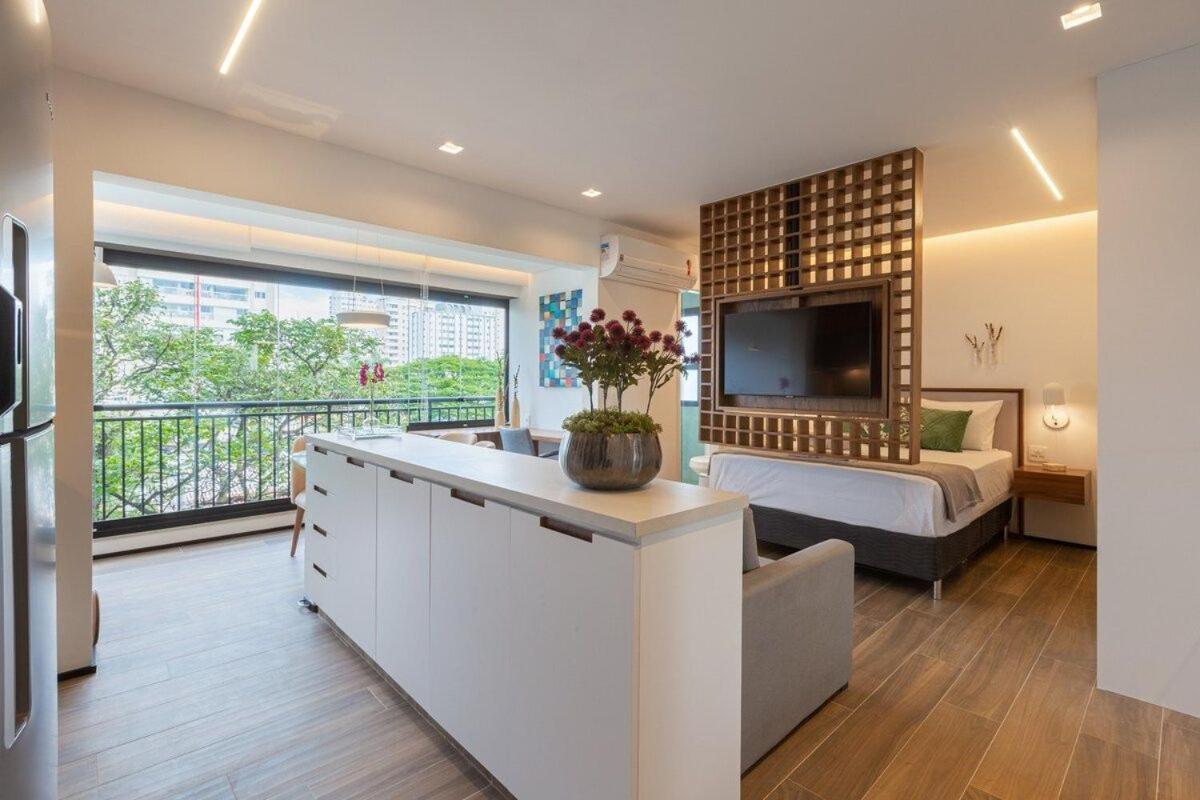 Апартаменты Easy Star - Luxuoso Studio No Coracao Do Campo Belo - Hc01H Сан-Пауло Экстерьер фото