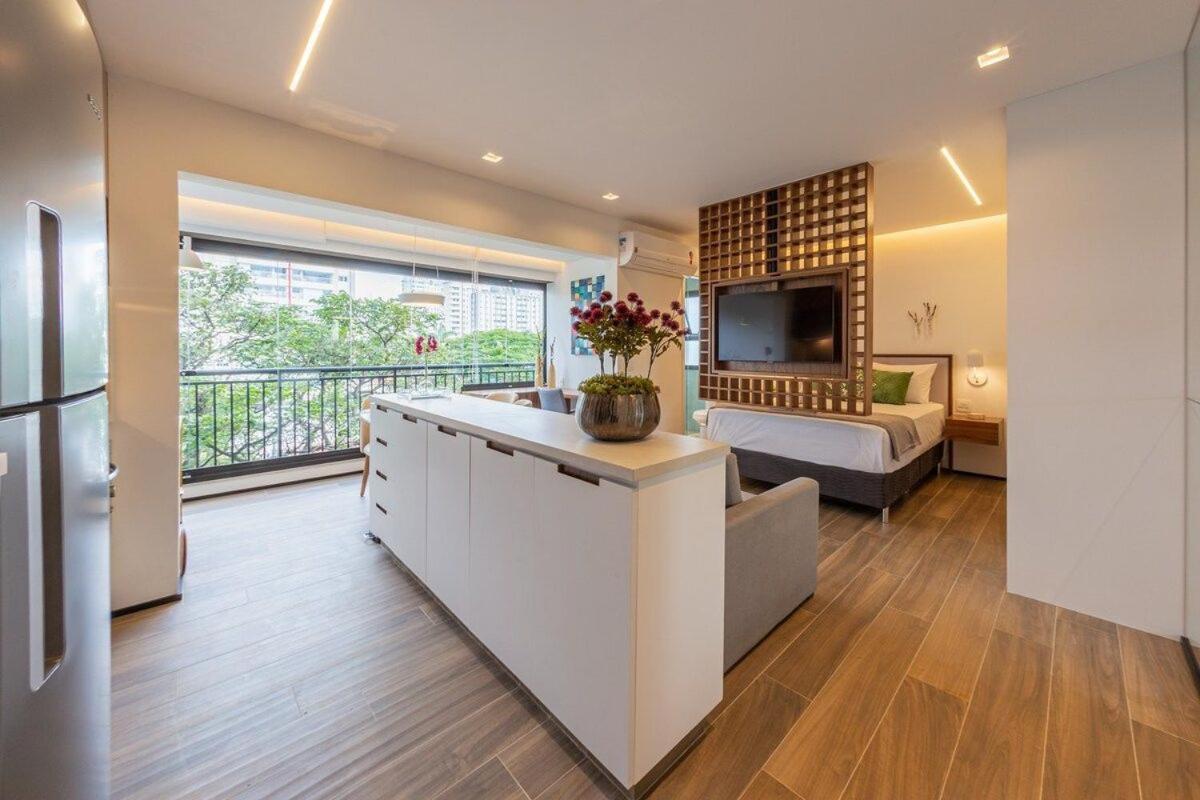 Апартаменты Easy Star - Luxuoso Studio No Coracao Do Campo Belo - Hc01H Сан-Пауло Экстерьер фото